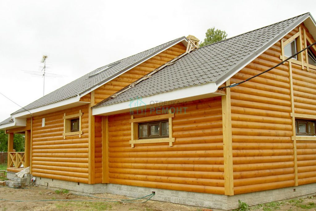 Наружная отделка деревянных домов
